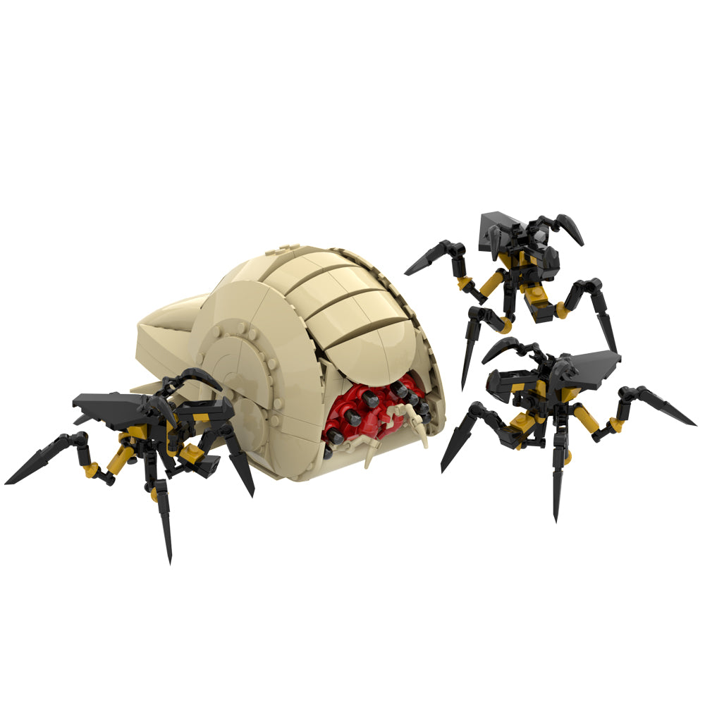 434PCS Starship Tropers Brain worm MOC Building Block Bricks |MocPixel