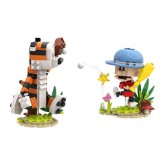 306PCS Calvin and Hobbs-Baseball MOC Building Block Bricks |MocPixel