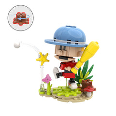 306PCS Calvin and Hobbs-Baseball MOC Building Block Bricks |MocPixel
