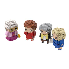 1002PCS Girls Of Golden--Blanche Devereaux/Dorothy Zbornak/Sophia Petrillo/Rose Nylu MOC Building Block Bricks |MocPixel