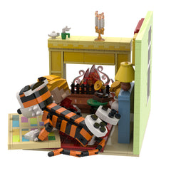 921PCS Calvin And Hobbs In House MOC Building Block Bricks |MocPixel