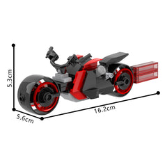 76PCS Tron: Are-Light Cycle MOC Building Block Bricks |MocPixel