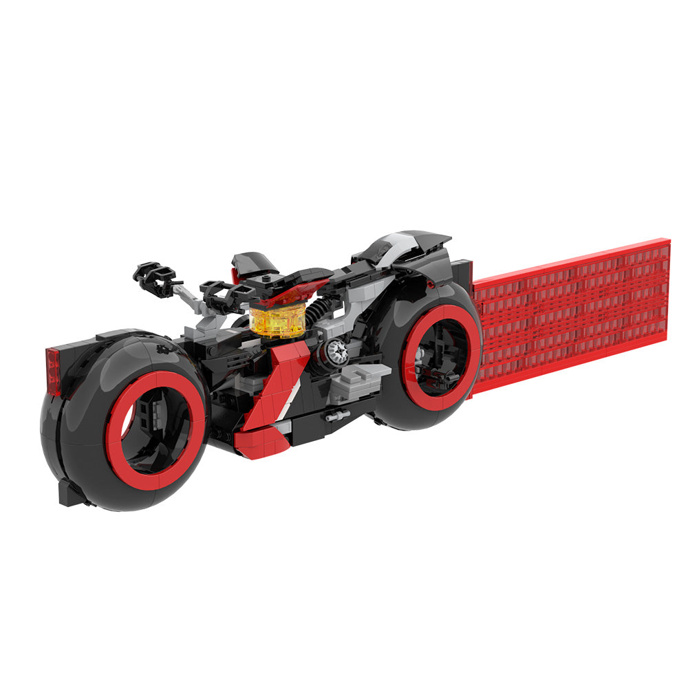 574PCS Tron: Are Lightcycle MOC Building Block Bricks |MocPixel