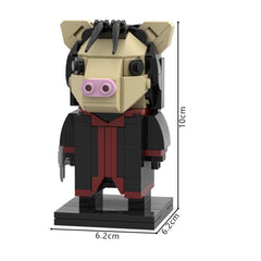 205PCS Pig Mask-SAW MOC Building Block Bricks |MocPixel