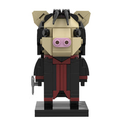 205PCS Pig Mask-SAW MOC Building Block Bricks |MocPixel