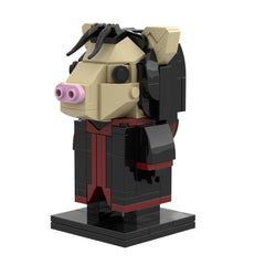 205PCS Pig Mask-SAW MOC Building Block Bricks |MocPixel