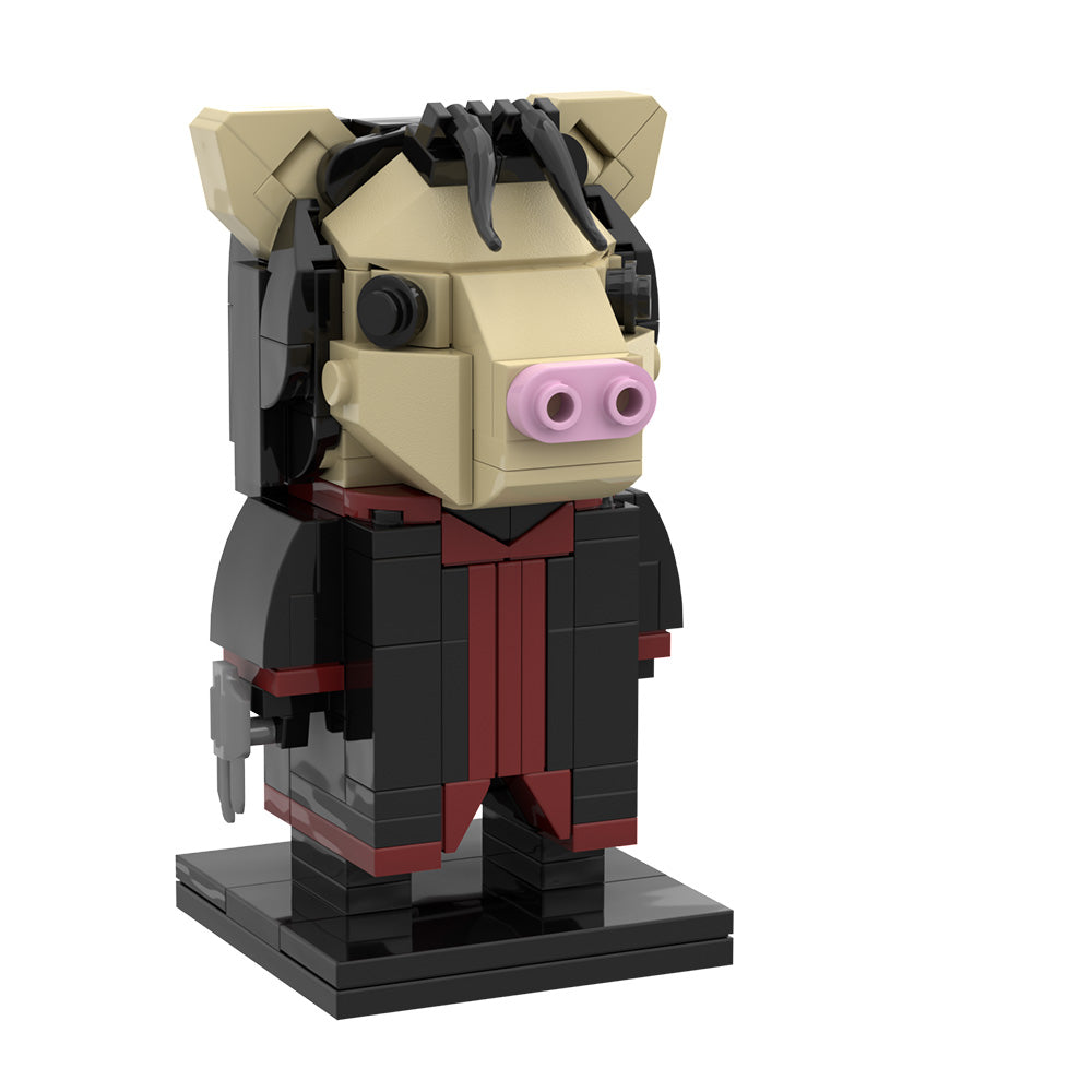205PCS Pig Mask-SAW MOC Building Block Bricks |MocPixel