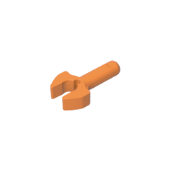 Bar 1L with Clip #48729 Bar 1L with Clip #48729 - 21-Orange Lego Block Sets Alternative