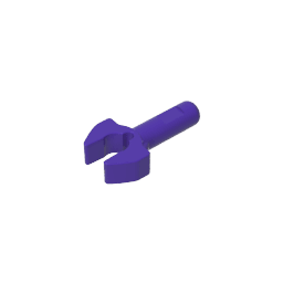 Bar 1L with Clip #48729 Bar 1L with Clip #48729 - 60-Dark Purple Lego Block Sets Alternative