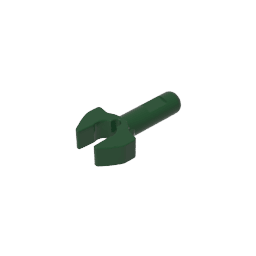 Bar 1L with Clip #48729 Bar 1L with Clip #48729 - 47-Dark Green Lego Block Sets Alternative