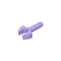 Bar 1L with Clip #48729 Bar 1L with Clip #48729 - 63-Lavender Lego Block Sets Alternative
