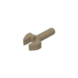 Bar 1L with Clip #48729 Bar 1L with Clip #48729 - 34-Dark Tan Lego Block Sets Alternative
