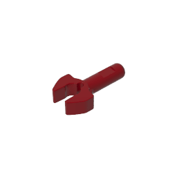 Bar 1L with Clip #48729 Bar 1L with Clip #48729 - 14-Dark Red Lego Block Sets Alternative