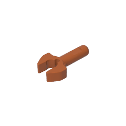 Bar 1L with Clip #48729 Bar 1L with Clip #48729 - 83-Dark Orange Lego Block Sets Alternative