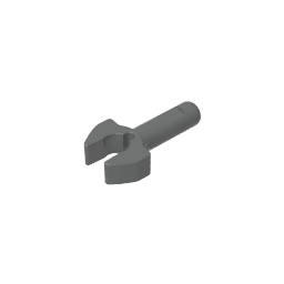 Bar 1L with Clip #48729 Bar 1L with Clip #48729 - 72-Dark Bluish Gray Lego Block Sets Alternative