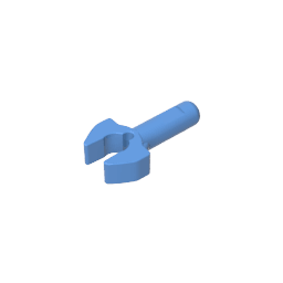Bar 1L with Clip #48729 Bar 1L with Clip #48729 - 52-Medium Blue Lego Block Sets Alternative