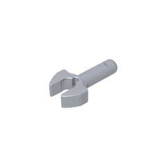 Bar 1L with Clip #48729 Bar 1L with Clip #48729 - 73-Flat Silver Lego Block Sets Alternative