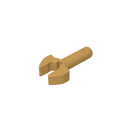 Bar 1L with Clip #48729 Bar 1L with Clip #48729 - 35-Pearl Gold Lego Block Sets Alternative