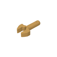 Bar 1L with Clip #48729 Bar 1L with Clip #48729 - 35-Pearl Gold Lego Block Sets Alternative