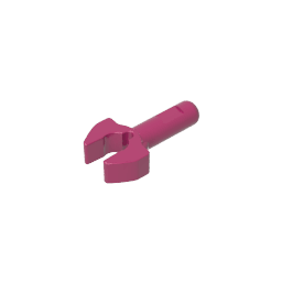Bar 1L with Clip #48729 Bar 1L with Clip #48729 - 13-Magenta Lego Block Sets Alternative