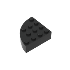 Brick Round Corner 4 x 4 Full Brick #2577 Brick Round Corner 4 x 4 Full Brick #2577 - 80-Black Lego Block Sets Alternative