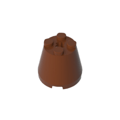 Cone 3 x 3 x 2 #6233 Cone 3 x 3 x 2 #6233 - 81-Reddish Brown Lego Block Sets Alternative
