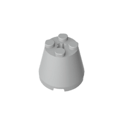 Cone 3 x 3 x 2 #6233 Cone 3 x 3 x 2 #6233 - 71-Light Bluish Gray Lego Block Sets Alternative