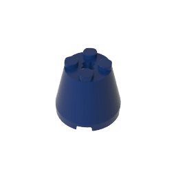 Cone 3 x 3 x 2 #6233 Cone 3 x 3 x 2 #6233 - 55-Dark Blue Lego Block Sets Alternative