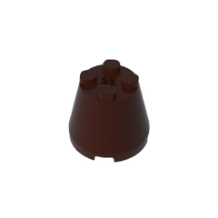 Cone 3 x 3 x 2 #6233 Cone 3 x 3 x 2 #6233 - 82-Dark Brown Lego Block Sets Alternative