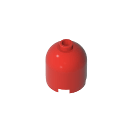 Brick Round 2 x 2 x 1 2/3 Dome Top [Undetermined Stud] #30151 Brick Round 2 x 2 x 1 2/3 Dome Top [Undetermined Stud] #30151 - 10-Red Lego Block Sets Alternative