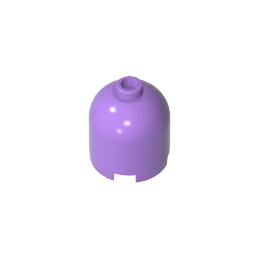 Brick Round 2 x 2 x 1 2/3 Dome Top [Undetermined Stud] #30151 Brick Round 2 x 2 x 1 2/3 Dome Top [Undetermined Stud] #30151 - 62-Medium Lavender Lego Block Sets Alternative