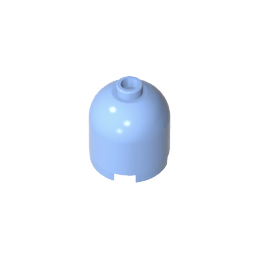 Brick Round 2 x 2 x 1 2/3 Dome Top [Undetermined Stud] #30151 Brick Round 2 x 2 x 1 2/3 Dome Top [Undetermined Stud] #30151 - 53-Bright Light Blue Lego Block Sets Alternative