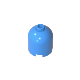 Brick Round 2 x 2 x 1 2/3 Dome Top [Undetermined Stud] #30151 Brick Round 2 x 2 x 1 2/3 Dome Top [Undetermined Stud] #30151 - 51-Dark Azure Lego Block Sets Alternative