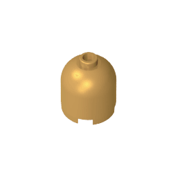 Brick Round 2 x 2 x 1 2/3 Dome Top [Undetermined Stud] #30151 Brick Round 2 x 2 x 1 2/3 Dome Top [Undetermined Stud] #30151 - 35-Pearl Gold Lego Block Sets Alternative