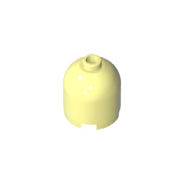 Brick Round 2 x 2 x 1 2/3 Dome Top [Undetermined Stud] #30151 Brick Round 2 x 2 x 1 2/3 Dome Top [Undetermined Stud] #30151 - 33-Bright Light Yellow Lego Block Sets Alternative