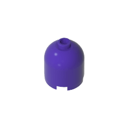 Brick Round 2 x 2 x 1 2/3 Dome Top [Undetermined Stud] #30151 Brick Round 2 x 2 x 1 2/3 Dome Top [Undetermined Stud] #30151 - 60-Dark Purple Lego Block Sets Alternative