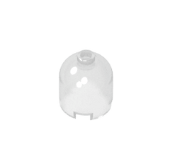 Brick Round 2 x 2 x 1 2/3 Dome Top [Undetermined Stud] #30151 Brick Round 2 x 2 x 1 2/3 Dome Top [Undetermined Stud] #30151 - 180-Trans Clear Lego Block Sets Alternative