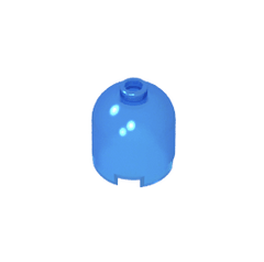 Brick Round 2 x 2 x 1 2/3 Dome Top [Undetermined Stud] #30151 Brick Round 2 x 2 x 1 2/3 Dome Top [Undetermined Stud] #30151 - 150-Trans Dark Blue Lego Block Sets Alternative