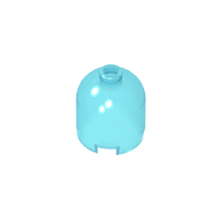 Brick Round 2 x 2 x 1 2/3 Dome Top [Undetermined Stud] #30151 Brick Round 2 x 2 x 1 2/3 Dome Top [Undetermined Stud] #30151 - 152-Trans Light Blue Lego Block Sets Alternative