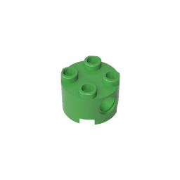 Brick Round 2 x 2 with Pin Holes #17485 Brick Round 2 x 2 with Pin Holes #17485 - 43-Bright Green Lego Block Sets Alternative