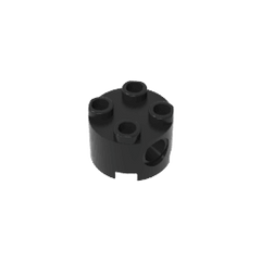 Brick Round 2 x 2 with Pin Holes #17485 Brick Round 2 x 2 with Pin Holes #17485 - 80-Black Lego Block Sets Alternative