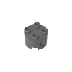 Brick Round 2 x 2 with Pin Holes #17485 Brick Round 2 x 2 with Pin Holes #17485 - 72-Dark Bluish Gray Lego Block Sets Alternative