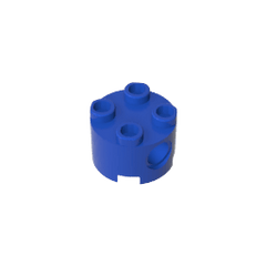 Brick Round 2 x 2 with Pin Holes #17485 Brick Round 2 x 2 with Pin Holes #17485 - 50-Blue Lego Block Sets Alternative
