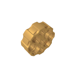 Large Figure Weapon, Barrel with 2 Pin Holes and 3 Axle Holes #98585 Large Figure Weapon, Barrel with 2 Pin Holes and 3 Axle Holes #98585 - 35-Pearl Gold Lego Block Sets Alternative
