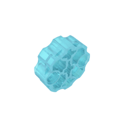 Large Figure Weapon, Barrel with 2 Pin Holes and 3 Axle Holes #98585 Large Figure Weapon, Barrel with 2 Pin Holes and 3 Axle Holes #98585 - 152-Trans Light Blue Lego Block Sets Alternative