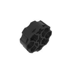 Large Figure Weapon, Barrel with 2 Pin Holes and 3 Axle Holes #98585 Large Figure Weapon, Barrel with 2 Pin Holes and 3 Axle Holes #98585 - 80-Black Lego Block Sets Alternative