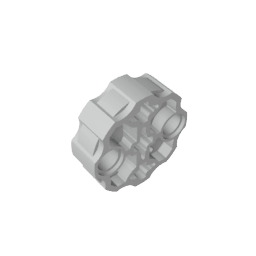 Large Figure Weapon, Barrel with 2 Pin Holes and 3 Axle Holes #98585 Large Figure Weapon, Barrel with 2 Pin Holes and 3 Axle Holes #98585 - 71-Light Bluish Gray Lego Block Sets Alternative