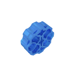 Large Figure Weapon, Barrel with 2 Pin Holes and 3 Axle Holes #98585 Large Figure Weapon, Barrel with 2 Pin Holes and 3 Axle Holes #98585 - 150-Trans Dark Blue Lego Block Sets Alternative