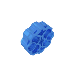 Large Figure Weapon, Barrel with 2 Pin Holes and 3 Axle Holes #98585 Large Figure Weapon, Barrel with 2 Pin Holes and 3 Axle Holes #98585 - 150-Trans Dark Blue Lego Block Sets Alternative