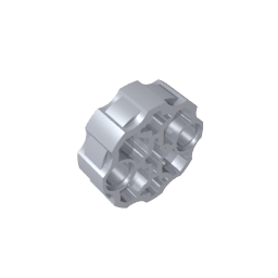 Large Figure Weapon, Barrel with 2 Pin Holes and 3 Axle Holes #98585 Large Figure Weapon, Barrel with 2 Pin Holes and 3 Axle Holes #98585 - 73-Flat Silver Lego Block Sets Alternative
